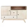 Устройство DKD Home Decor Белый Натуральный Древесина манго 115 x 42 x 75 cm
