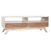ТВ шкаф DKD Home Decor Белый Натуральный Древесина манго 130 x 40 x 45 cm