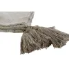 Gultas Pārklājs DKD Home Decor Balts Zaļš Bēšs Tumši zaļš 130 x 170 x 0,5 cm (2 gb.)
