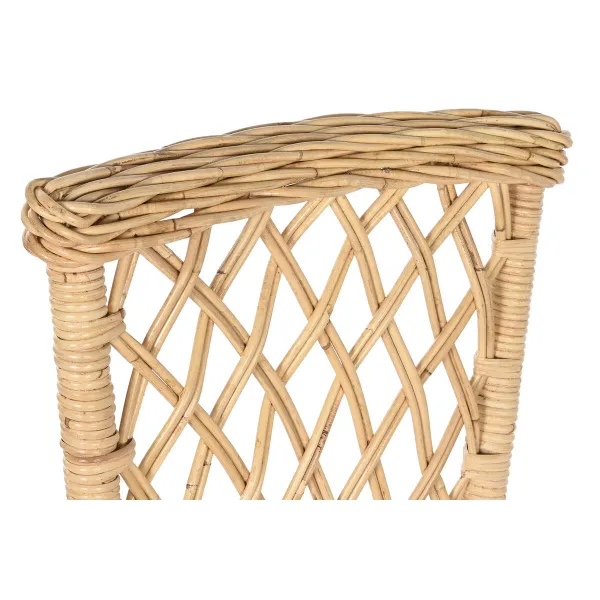 Стуль DKD Home Decor Белый Натуральный 45 x 55 x 85 cm 45 x 55 x 90 cm 47 x 58 x 90 cm