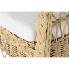Nojatuoli DKD Home Decor Valkoinen Luonnollinen 56 x 63 x 86 cm