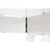 Ruokapöytä DKD Home Decor Valkoinen Läpinäkyvä Kristalli Puu MDF 160 x 90 x 75 cm