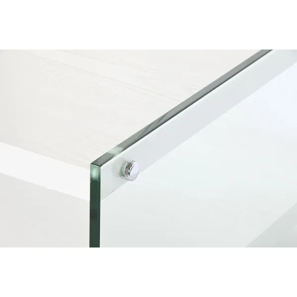Кофейный столик DKD Home Decor Стеклянный Деревянный MDF 130 x 65 x 35,5 cm
