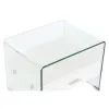 Spintelė DKD Home Decor Balta Skaidrus Stiklas Medžio MDF 50 x 40 x 45,5 cm