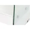 Yöpöytä DKD Home Decor Valkoinen Läpinäkyvä Kristalli Puu MDF 50 x 40 x 45,5 cm