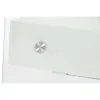 Spintelė DKD Home Decor Balta Skaidrus Stiklas Medžio MDF 50 x 40 x 45,5 cm