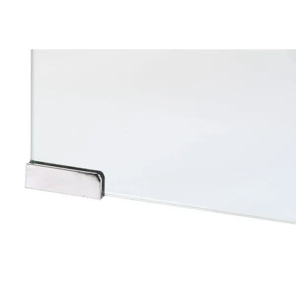 Naktsskapītis DKD Home Decor Balts Caurspīdīgs Stikls Koks MDF 50 x 40 x 45,5 cm