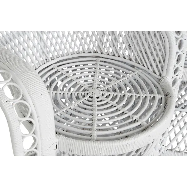 Садовое кресло DKD Home Decor Белый 188 x 50 x 140 cm 154 x 70 x 144 cm 15700 x 68 x 145,5 cm