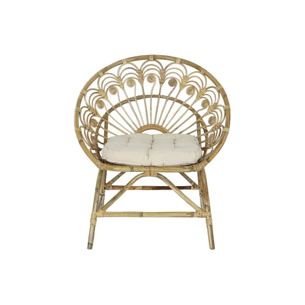 Puutarhasohva DKD Home Decor Valkoinen Ruskea 75 x 50 x 90 cm 80 x 66 x 89 cm 84 x 70 x 90 cm