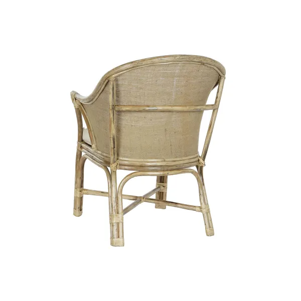 Dārza dīvāns DKD Home Decor Balts Brūns 66 x 50 x 90 cm 63 x 66 x 88 cm 65 x 63 x 90 cm