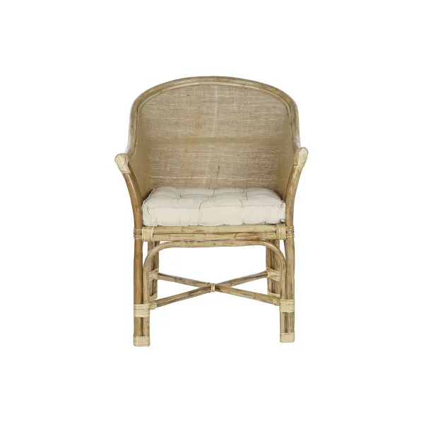 Garden sofa DKD Home Decor White Brown 66 x 50 x 90 cm 63 x 66 x 88 cm 65 x 63 x 90 cm