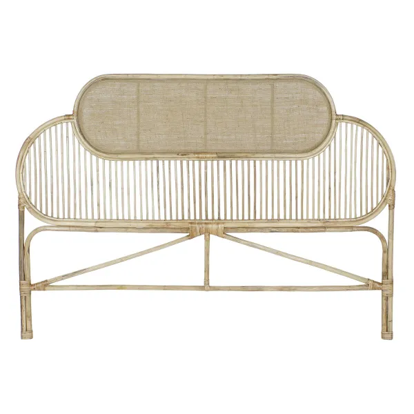 Изголовье кровати DKD Home Decor Коричневый Натуральный 180 x 4 x 90 cm