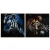 Painting DKD Home Decor Aluminium MDF Wood 80 x 3 x 80 cm