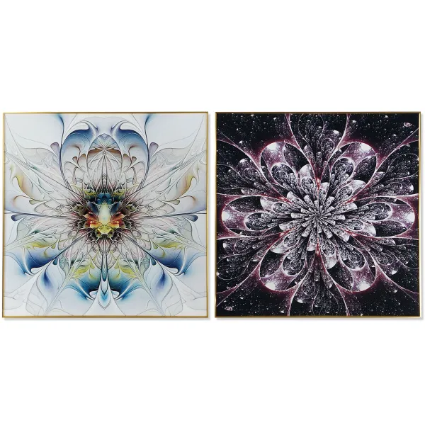 Painting DKD Home Decor Aluminium MDF Wood 80 x 3 x 80 cm