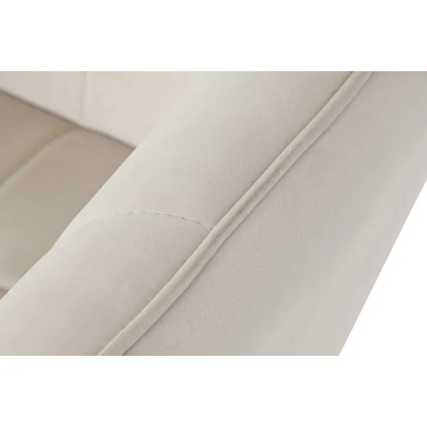 Armchair DKD Home Decor Cream Golden Metal 74 x 74 x 90 cm
