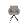 Tuoli DKD Home Decor Musta Harmaa 55 x 58 x 83 cm