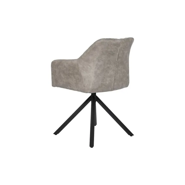 Kėdė DKD Home Decor Juoda Pilka 55 x 58 x 83 cm