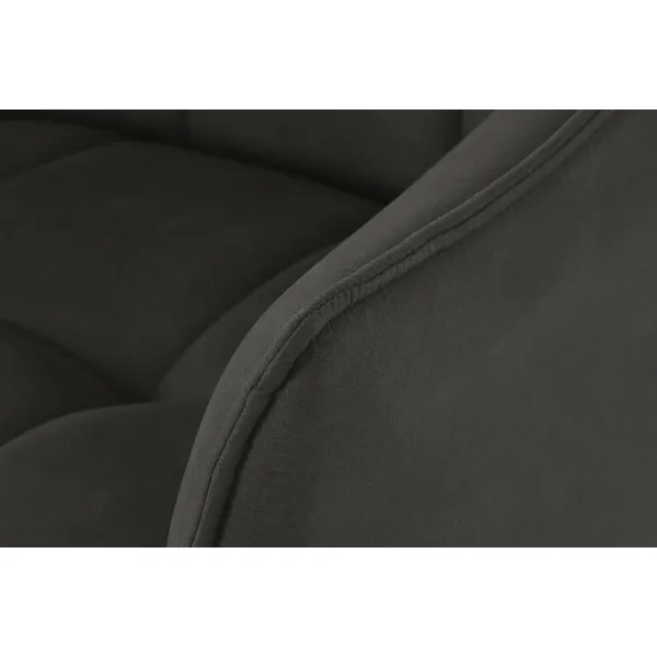 Kėdė DKD Home Decor Juoda Tamsiai pilka 60 x 60 x 84 cm