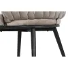 Kėdė DKD Home Decor Juoda Rusvai gelsva 60 x 66 x 84 cm 66 x 60 x 84 cm