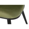 Стуль DKD Home Decor Чёрный Зеленый полиэстер Велюр Металл 66 x 60 x 84 cm