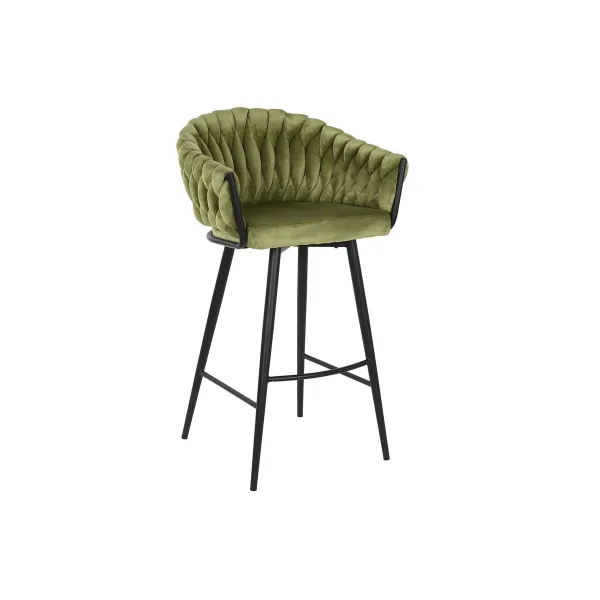 Jakkara DKD Home Decor Musta Vihreä Sametti Metalli 61 x 52 x 101 cm