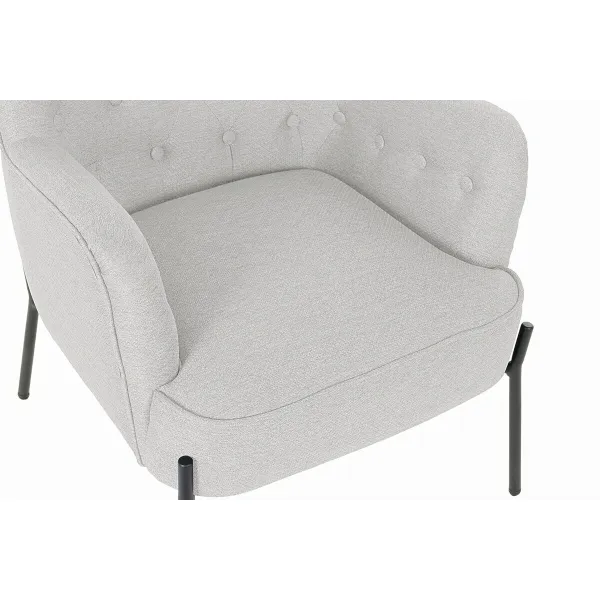 Nojatuoli DKD Home Decor Musta Beige Metalli 65 x 73 x 79,5 cm
