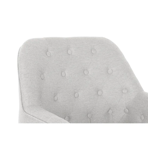 Кресло DKD Home Decor Чёрный Бежевый Металл 65 x 73 x 79,5 cm
