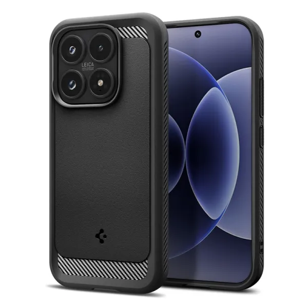 Spigen Rugged Armor - Case for Xiaomi 17 (Matte Black)