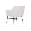 atzveltnes krēsls DKD Home Decor Bēšs Metāls 66 x 62 x 75 cm