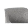 Fotelis DKD Home Decor Juoda Šviesiai pilka Metalinis 66 x 62 x 76,5 cm