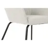 Chair DKD Home Decor Beige Polyester Metal 59,5 x 60,5 x 78 cm