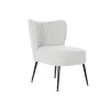 Кресло DKD Home Decor Чёрный Бежевый Greige Металл 55 x 64 x 72,5 cm