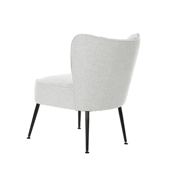 Fotelis DKD Home Decor Juoda Rusvai gelsva Greige Metalinis 55 x 64 x 72,5 cm