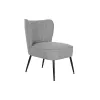 atzveltnes krēsls DKD Home Decor Pelēks Metāls 55 x 64 x 72,5 cm