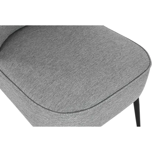Nojatuoli DKD Home Decor Harmaa Metalli 55 x 64 x 72,5 cm