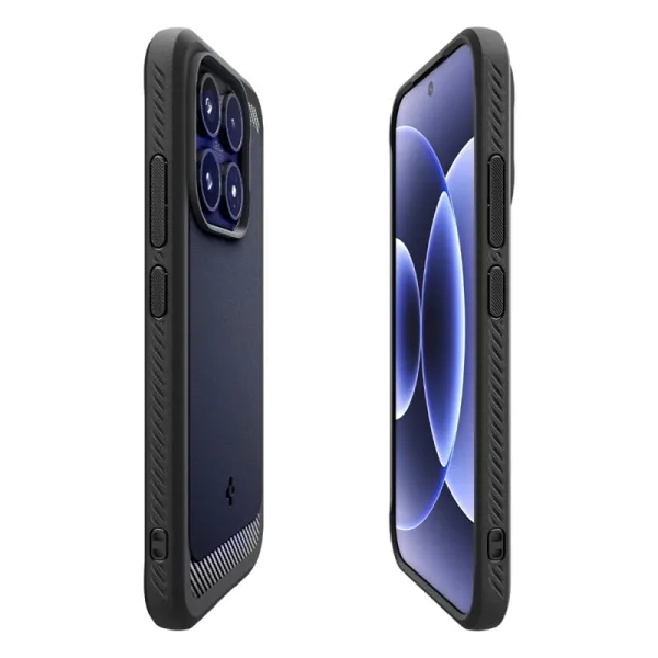 Spigen Rugged Armor - Case for Xiaomi 17 (Matte Black)