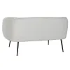Диван DKD Home Decor Чёрный Greige Поролон Деревянный Металл Велюр Scandi 129 x 75 x 73 cm