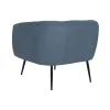 Fotelis DKD Home Decor Mėlyna Juoda Auksinis Porolonas Medžio Metalinis 81 x 75 x 73 cm