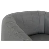 Кресло DKD Home Decor Чёрный Серый Поролон Деревянный Металл 81 x 75 x 73 cm
