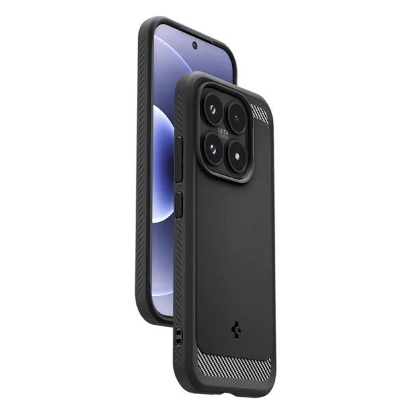 Spigen Rugged Armor - Case for Xiaomi 17 (Matte Black)