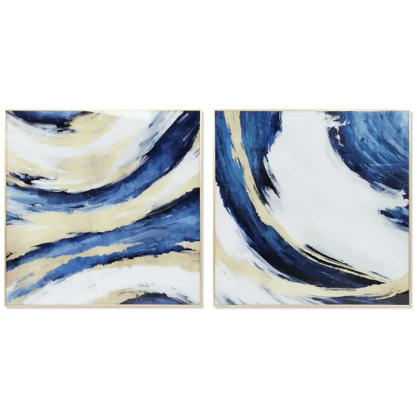 Paveikslas DKD Home Decor Aliuminis Stiklas 100 x 2,5 x 100 cm