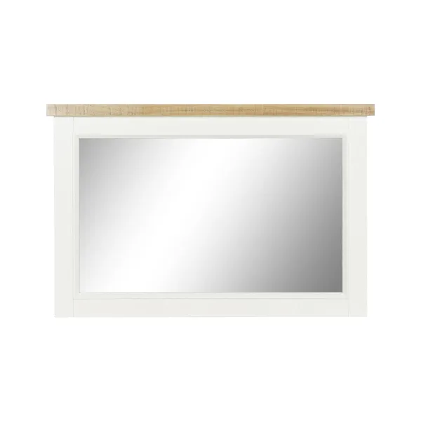 Настенное зеркало DKD Home Decor Коричневый Бежевый романтик 90 x 4 x 60 cm