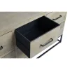 Indauja DKD Home Decor Juoda Natūralus Metalinis Medžio MDF 120 x 40 x 64 cm