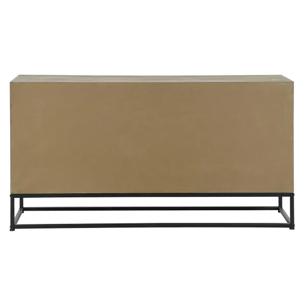 Sivupöytä DKD Home Decor Musta Luonnollinen Metalli Puu MDF 120 x 40 x 64 cm