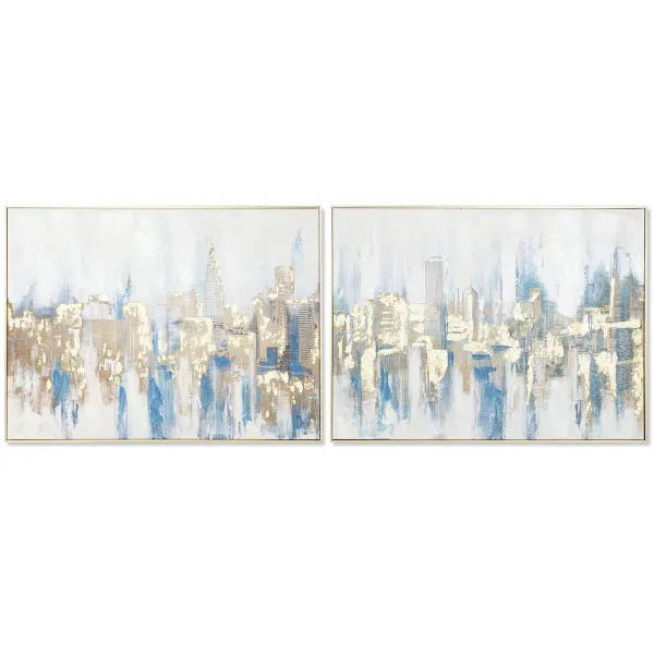 Canvas DKD Home Decor polystyrene Canvas 80 x 3,5 x 60 cm