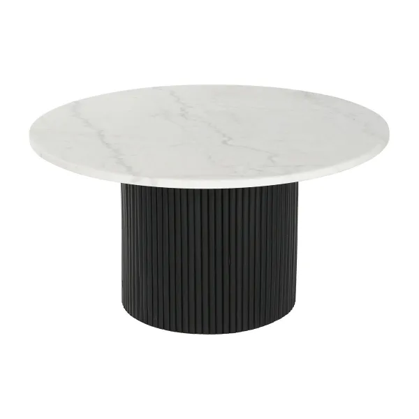 Centrinis stalas DKD Home Decor Marmurą Medžio MDF 80 x 80 x 42 cm