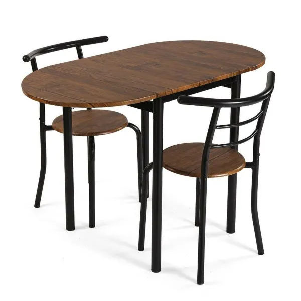 Pöytäsetti 4 tuolilla DKD Home Decor 121 x 55 x 78 cm