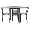 Galda komplekts ar 4 krēsliem DKD Home Decor 121 x 55 x 78 cm