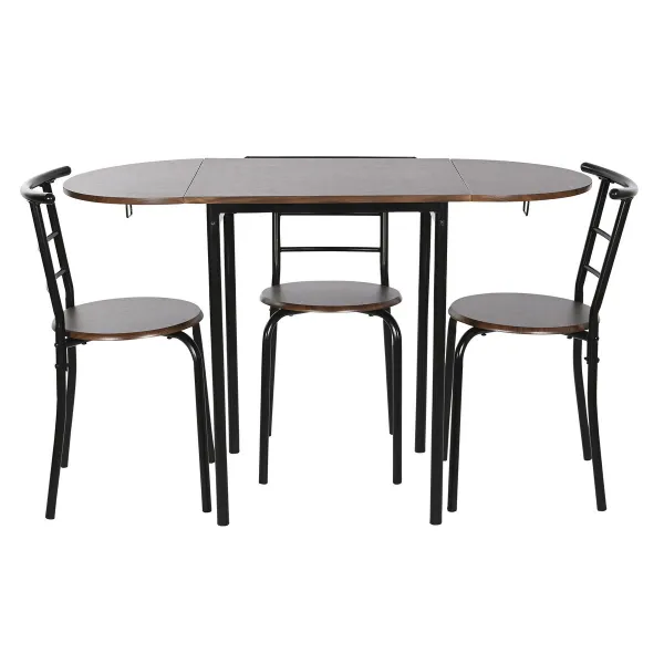 Table set with 4 chairs DKD Home Decor 121 x 55 x 78 cm