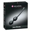 Jane Wonda Kegel Balls Black Mystim Silicone Silicone/ABS (Ø 3,3 cm)